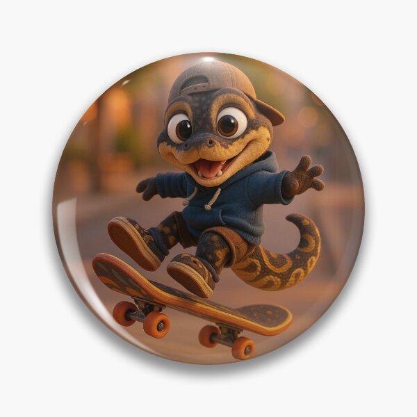 Artikelvorschau, Spritztour mit einem Mojave-Königspython-Skater entworfen und verkauft von Sillytoe.