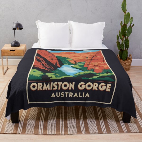 Item preview, A Vintage Illustration of Ormiston Gorge - Australia designed and sold by GoodOldVintage.