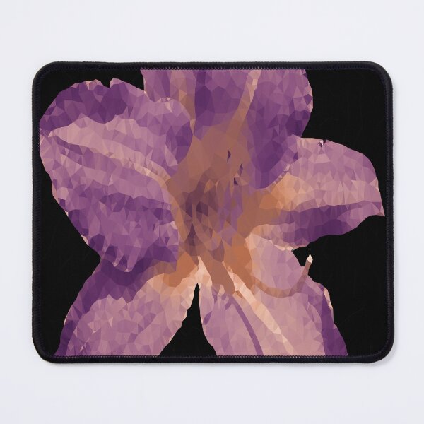 Item preview, Day Lily in Purple Triangles Infinity (Dark) designed and sold by After 10 POD Designs.