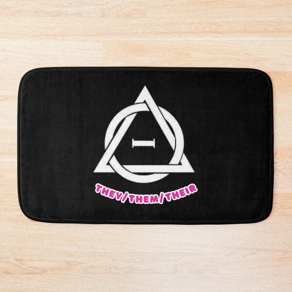 Item preview, They Them Their Pronouns Therian Therianthropy Symbol Design designed and sold by Artography Designs.