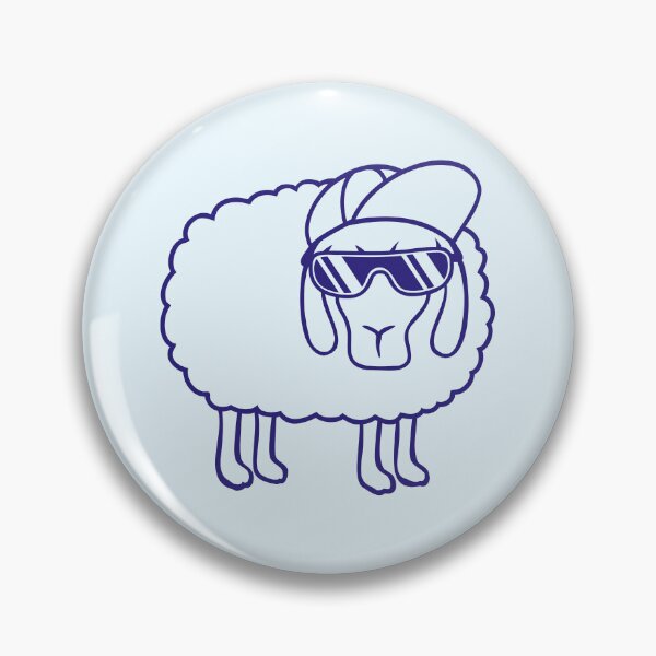 Item preview, Cool Sheep Sunglasses Cap Hat Summer Funny Dude designed and sold by shirt-o-mat.