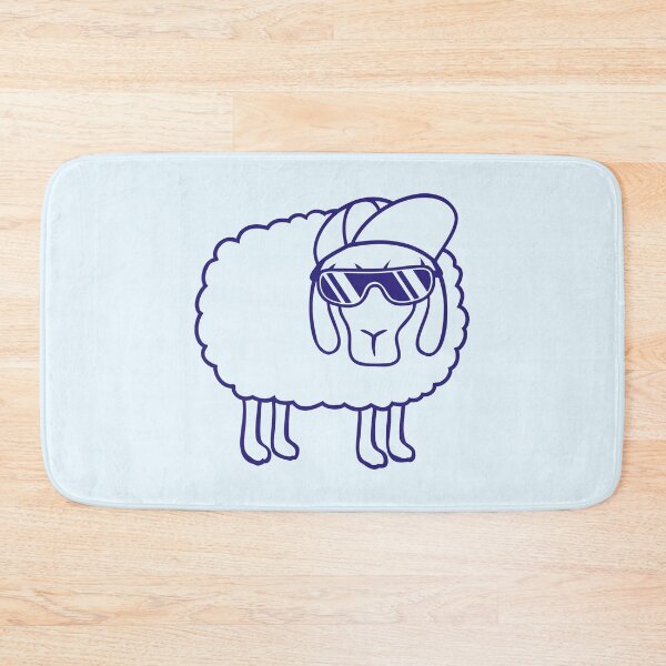 Item preview, Cool Sheep Sunglasses Cap Hat Summer Funny Dude designed and sold by shirt-o-mat.