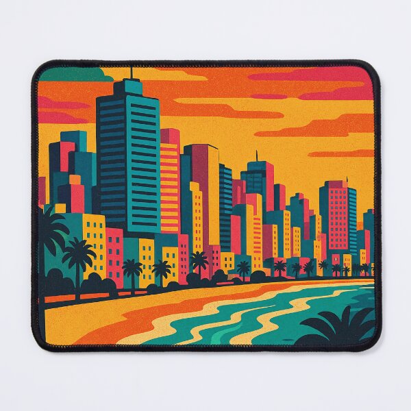 Item preview, Retro Pop Art Poster of Tel Aviv | Vibrant Cityscape Art | Tel Aviv Travel Poster | Bold Modern Artwork | Urban Vibes Design designed and sold by PaintedPixels01.