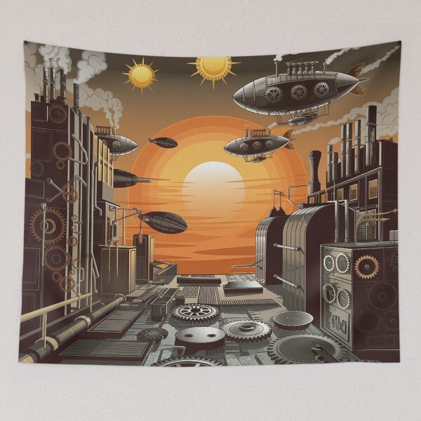 Item preview, sunset in surreal steampunk style-2. designed and sold by Lilashakti ⭐️ ⭐️ ⭐️ ⭐️ ⭐️.