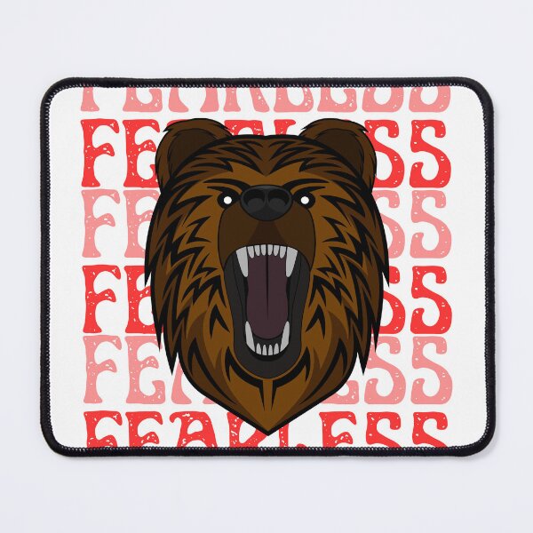 Item preview, Fearless in red bear designed and sold by Cgriffin18.