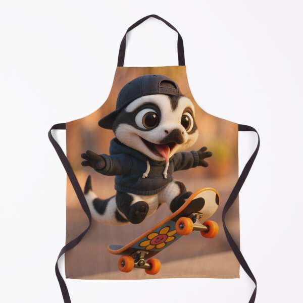 Item preview, Panda Pied Ball Python Skater designed and sold by Sillytoe.