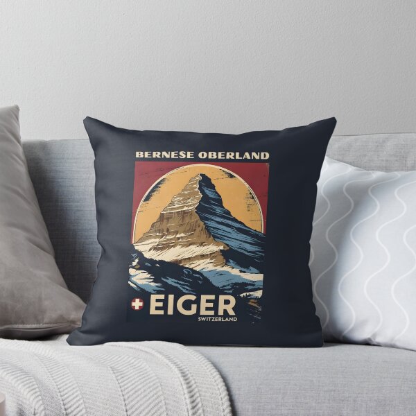 Artikelvorschau, Eine Vintage Reiseillustration des Eiger - Schweiz entworfen und verkauft von GoodOldVintage.