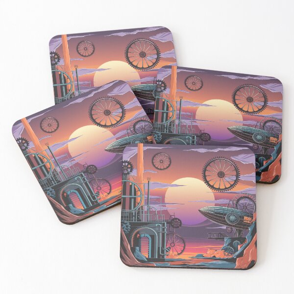 Item preview, sunset in surreal steampunk style-3. designed and sold by Lilashakti ⭐️ ⭐️ ⭐️ ⭐️ ⭐️.