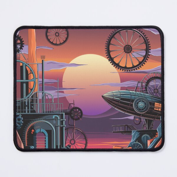 Item preview, sunset in surreal steampunk style-3. designed and sold by Lilashakti ⭐️ ⭐️ ⭐️ ⭐️ ⭐️.