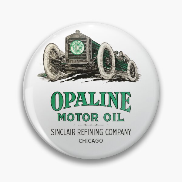Item preview, Vintage Opaline Motor Oil - Sinclair Refining Company - Chicago designed and sold by QuayTradingCo.