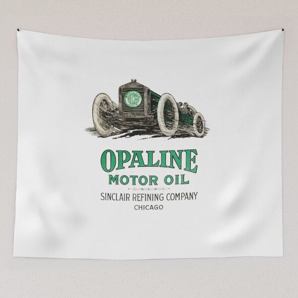 Item preview, Vintage Opaline Motor Oil - Sinclair Refining Company - Chicago designed and sold by QuayTradingCo.