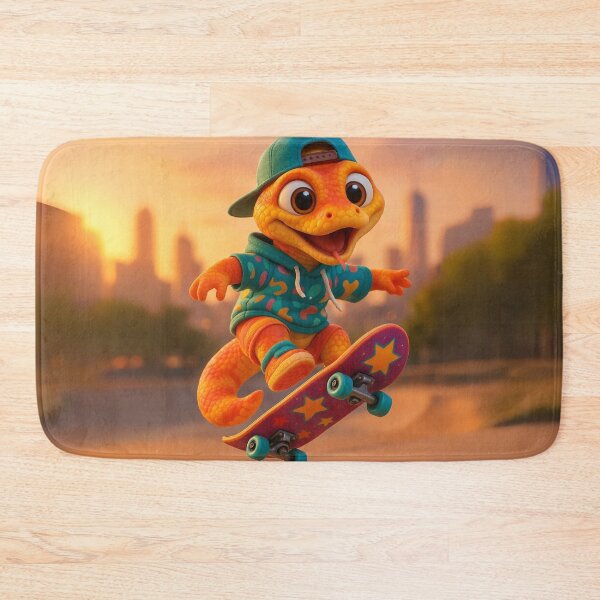 Item preview, Sunset Ball Python Skater designed and sold by Sillytoe.