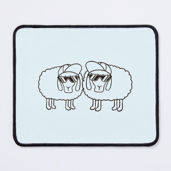 Item preview, 2 Sheep Sunglasses Party Sheep Team Cool Friends designed and sold by shirt-o-mat.