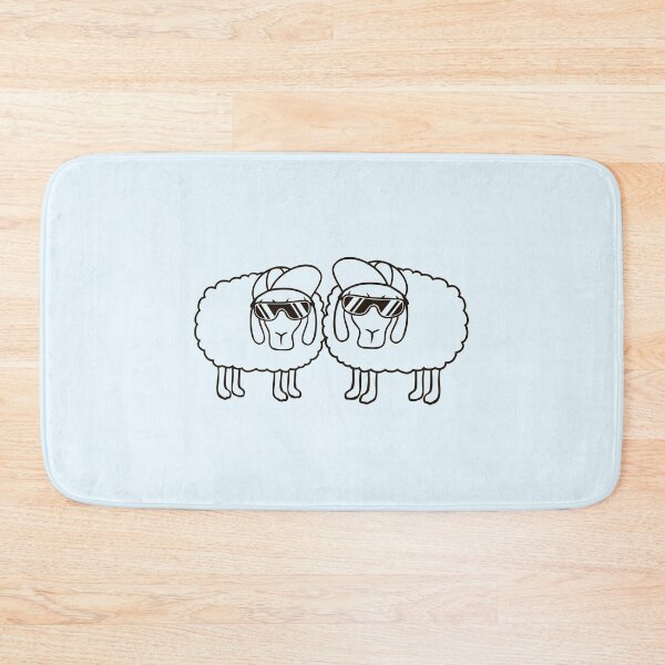 Item preview, 2 Sheep Sunglasses Party Sheep Team Cool Friends designed and sold by shirt-o-mat.