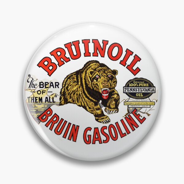 Artikelvorschau, Vintage Bruin Oil and Bruin Gasoline - The Bear Of Them All entworfen und verkauft von QuayTradingCo.