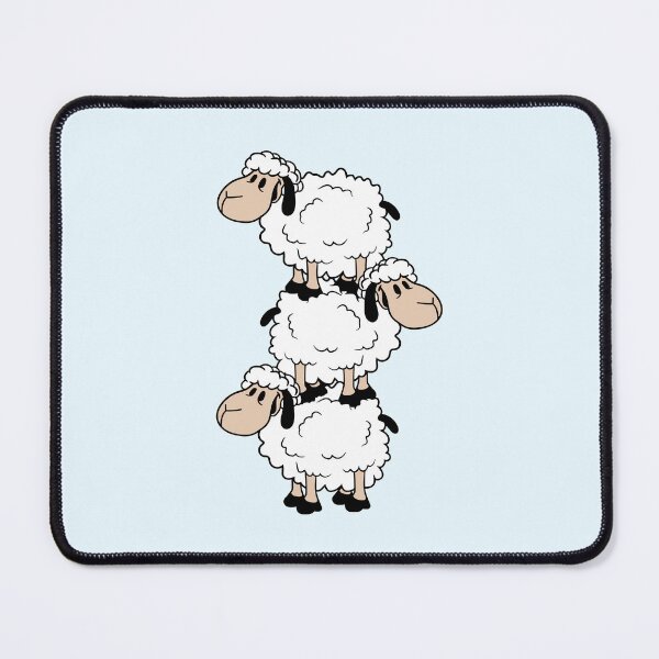 Item preview, 3 Sheep Tower Circus Acrobatics Three Artists Fun designed and sold by shirt-o-mat.