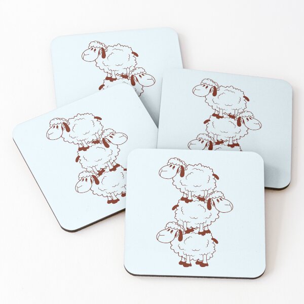 Item preview, 3 Sheep Tower Circus Acrobatics Three Artists Fun designed and sold by shirt-o-mat.