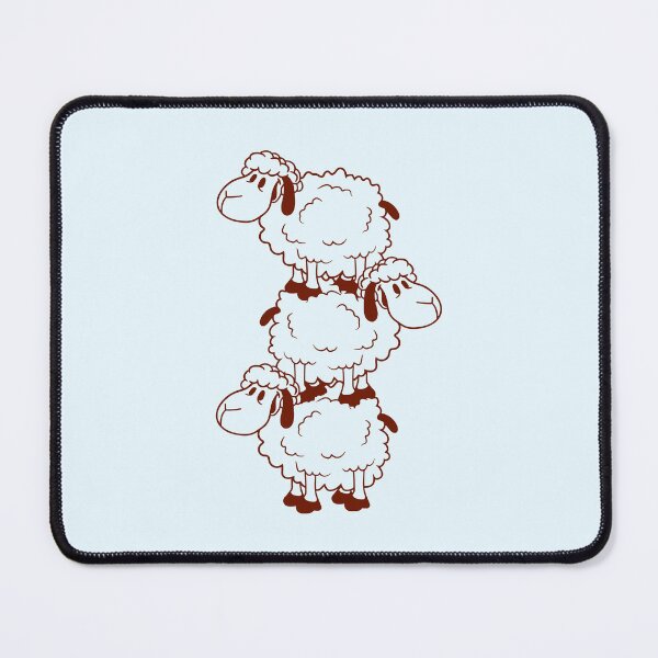 Item preview, 3 Sheep Tower Circus Acrobatics Three Artists Fun designed and sold by shirt-o-mat.