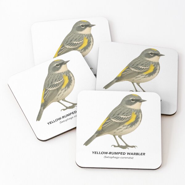 Item preview, Yellow-rumped Warbler - Birds of California designed and sold by CaliforniaVibe.