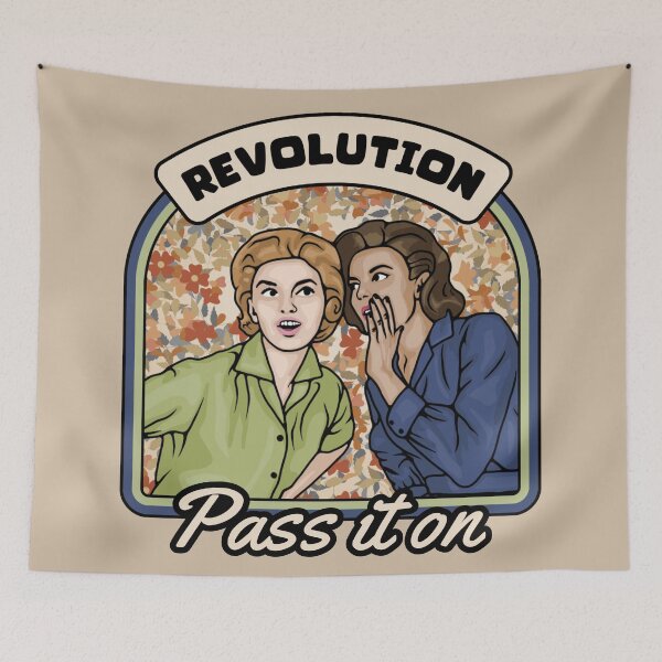 Item preview, Revolution Pass it on designed and sold by Unhinged Heather.
