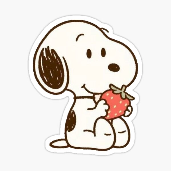 Vista previa del artículo con la obra «Pequeño Snoopy», diseñado y vendido por Lilybee08.