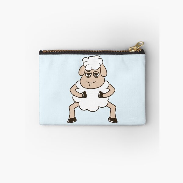 Item preview, Sheep Tired Bored Look Standing Cute Cool Cartoon designed and sold by shirt-o-mat.