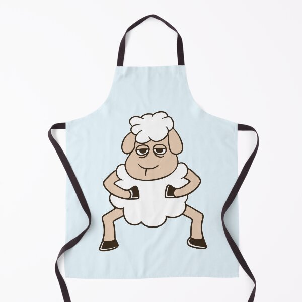 Item preview, Sheep Tired Bored Look Standing Cute Cool Cartoon designed and sold by shirt-o-mat.
