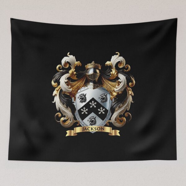 Item preview, Jackson Family Crest   Unleash Your Legendary Scottish Pride! designed and sold by Highlandkings.