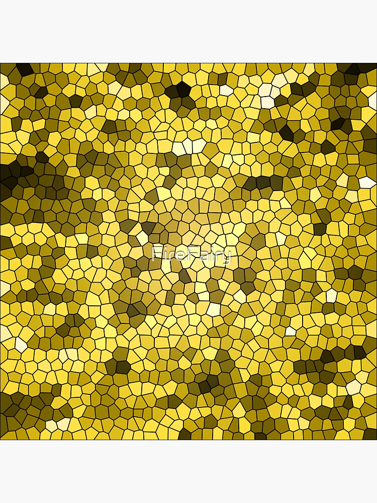 "311. Golden Mosaic" Sticker by FireFairy | Redbubble