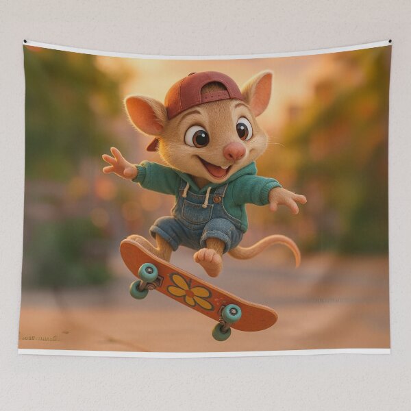 Item preview, Bandicoot Skater designed and sold by Sillytoe.
