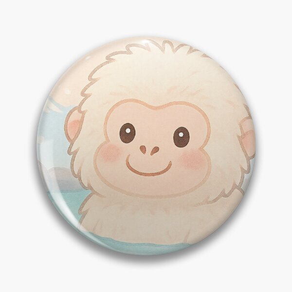 Item preview, Kawaii Snow Monkey – Onsen Macaque designed and sold by NipponPop.