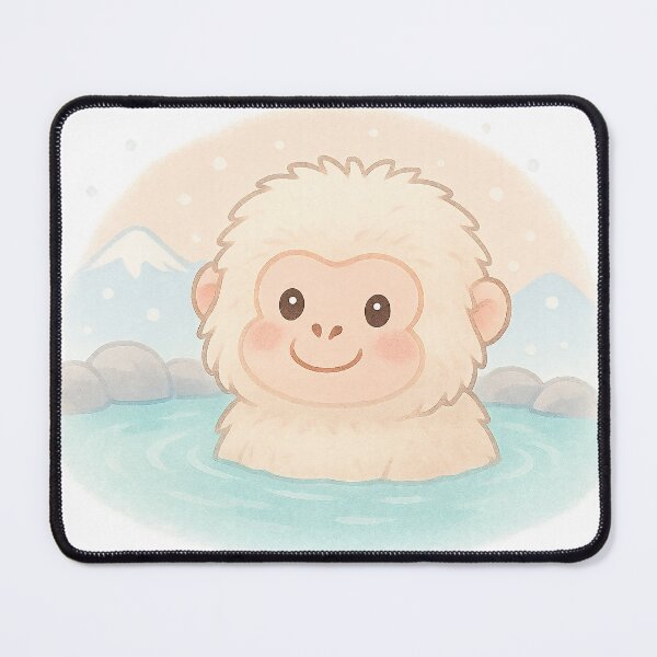 Item preview, Kawaii Snow Monkey – Onsen Macaque designed and sold by NipponPop.