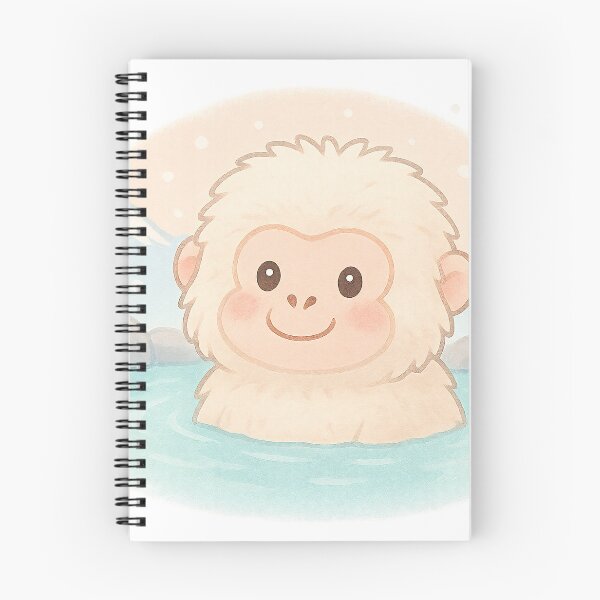 Item preview, Kawaii Snow Monkey – Onsen Macaque designed and sold by NipponPop.