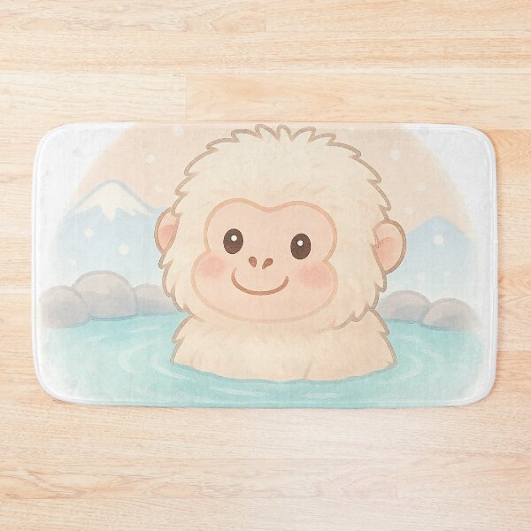 Item preview, Kawaii Snow Monkey – Onsen Macaque designed and sold by NipponPop.