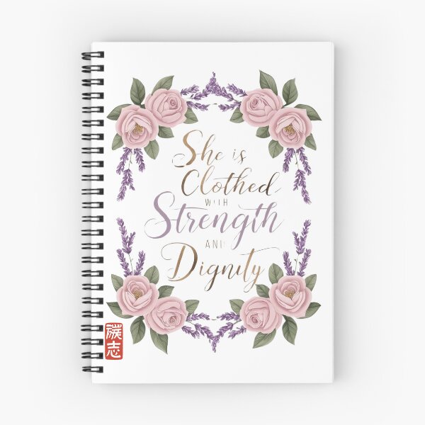 Item preview, Strength & Dignity T-Shirt (Proverbs 31:25) | Christian Bible Verse Floral Gift Tee for Her. designed and sold by 50ファイターJP.
