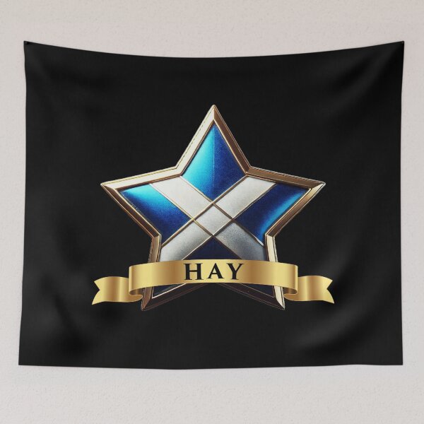 Item preview, Hay Star Emblem Illuminate Your Scottish Pride! designed and sold by Highlandkings.