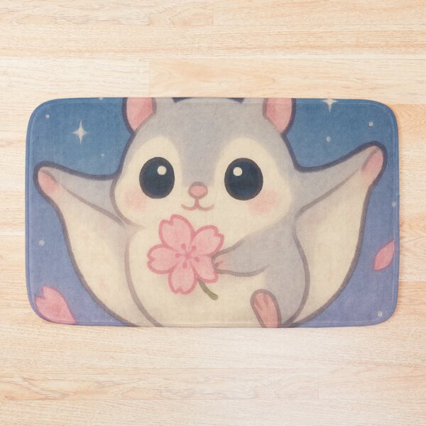 Item preview, Kawaii Flying Squirrel – Sakura Glide Momonga designed and sold by NipponPop.