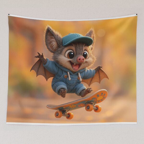 Item preview, Skater Hoary Bat designed and sold by Sillytoe.