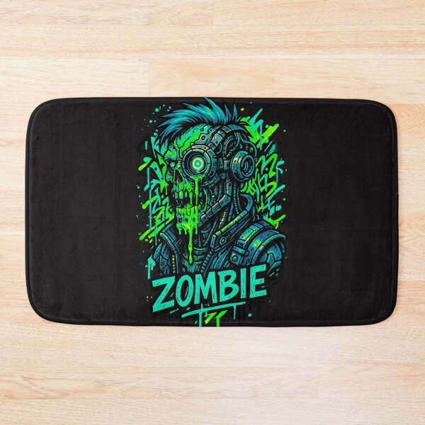 Item preview, Cyberpunk Zombie Head - Futuristic Grunge Art designed and sold by Thaivi Design.