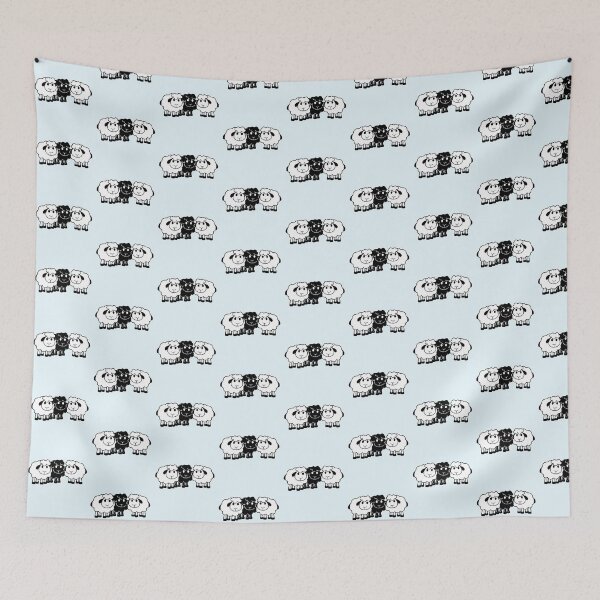 Item preview, Black Sheep 3 Small Friends Team Crew Sheep Cute designed and sold by shirt-o-mat.