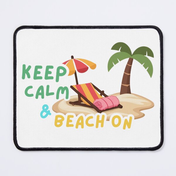Item preview, Keep calm & beach on designed and sold by PhiraBrand.