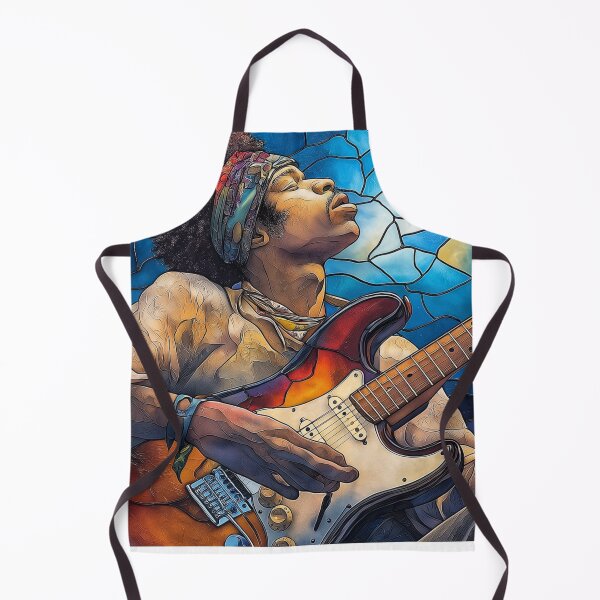 Item preview, Jimmy Hendrix in Stained glass designed and sold by Grandpa's Workshop.