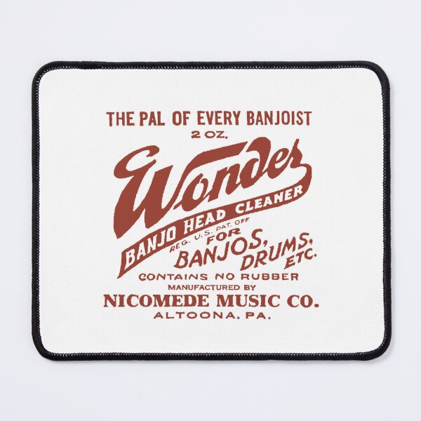 Item preview, Vintage Wonder Banjo Head Cleaner - Nicomede Music Co. - Altoona, Pennsylvania designed and sold by QuayTradingCo.