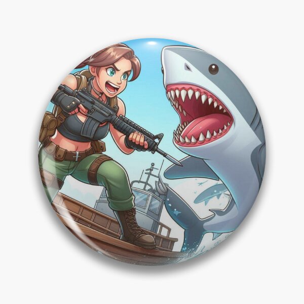 Item preview, Shark threat designed and sold by PandoraCastle.