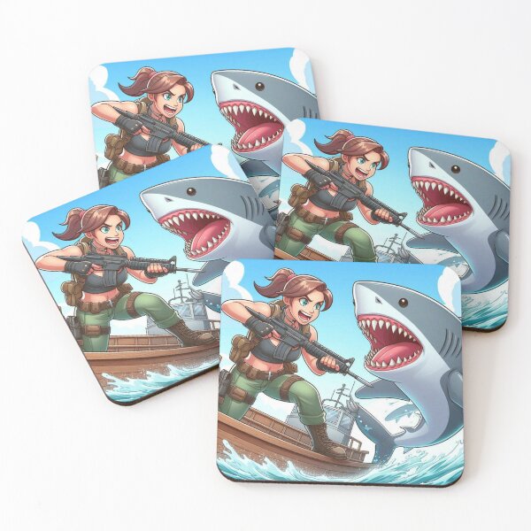Item preview, Shark threat designed and sold by PandoraCastle.