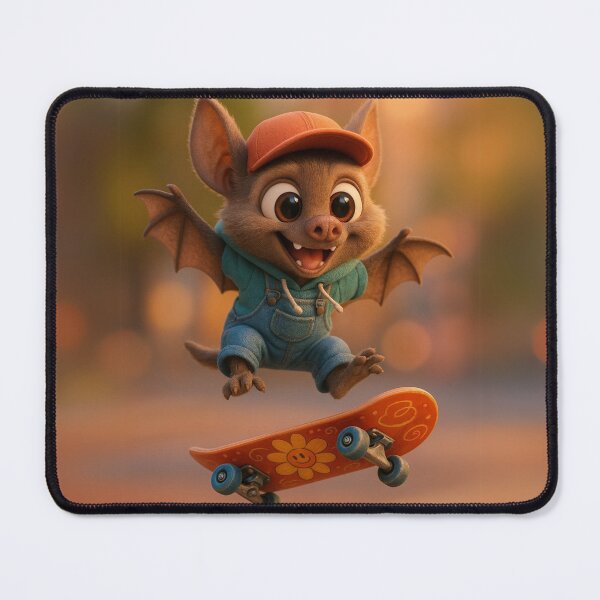 Item preview, Skater Little Brown Bat designed and sold by Sillytoe.