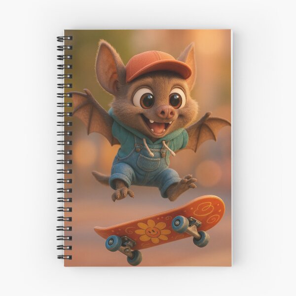 Item preview, Skater Little Brown Bat designed and sold by Sillytoe.