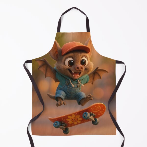 Item preview, Skater Little Brown Bat designed and sold by Sillytoe.