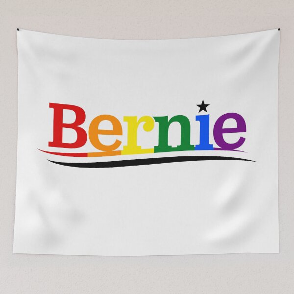 Item preview, Bernie Sanders LGBT Logo| Bernie For President Gay Pride designed and sold by YikesForever.