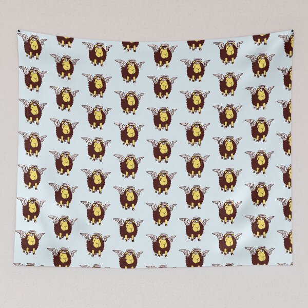 Item preview, Black Sheep Angel Wings Heaven Halo Holy Flying designed and sold by shirt-o-mat.